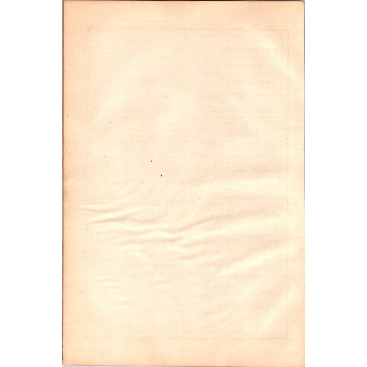 1864 Original Map of Routes of the Israelites from Egypt Tinted Engraving AJ6-2