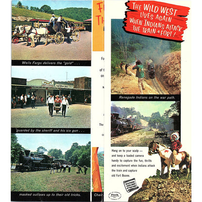 Tweetsie Railroad Blowing Rock NC 1960s Travel Brochure TH2-TB3