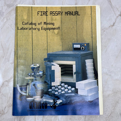 1984 Fire Assay Manual - Catalog of Laboratory Equipment Game Co. M11