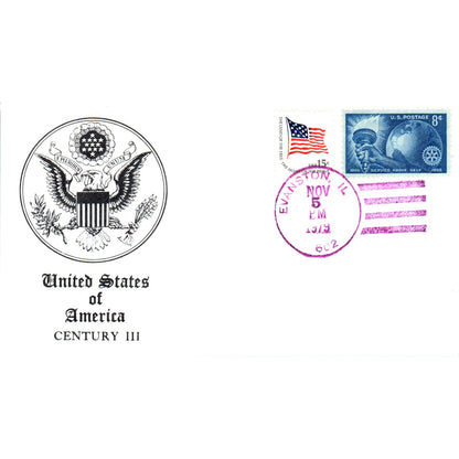 1979 United States of America Century III Evanston IL Postal Cover TI5-PC1
