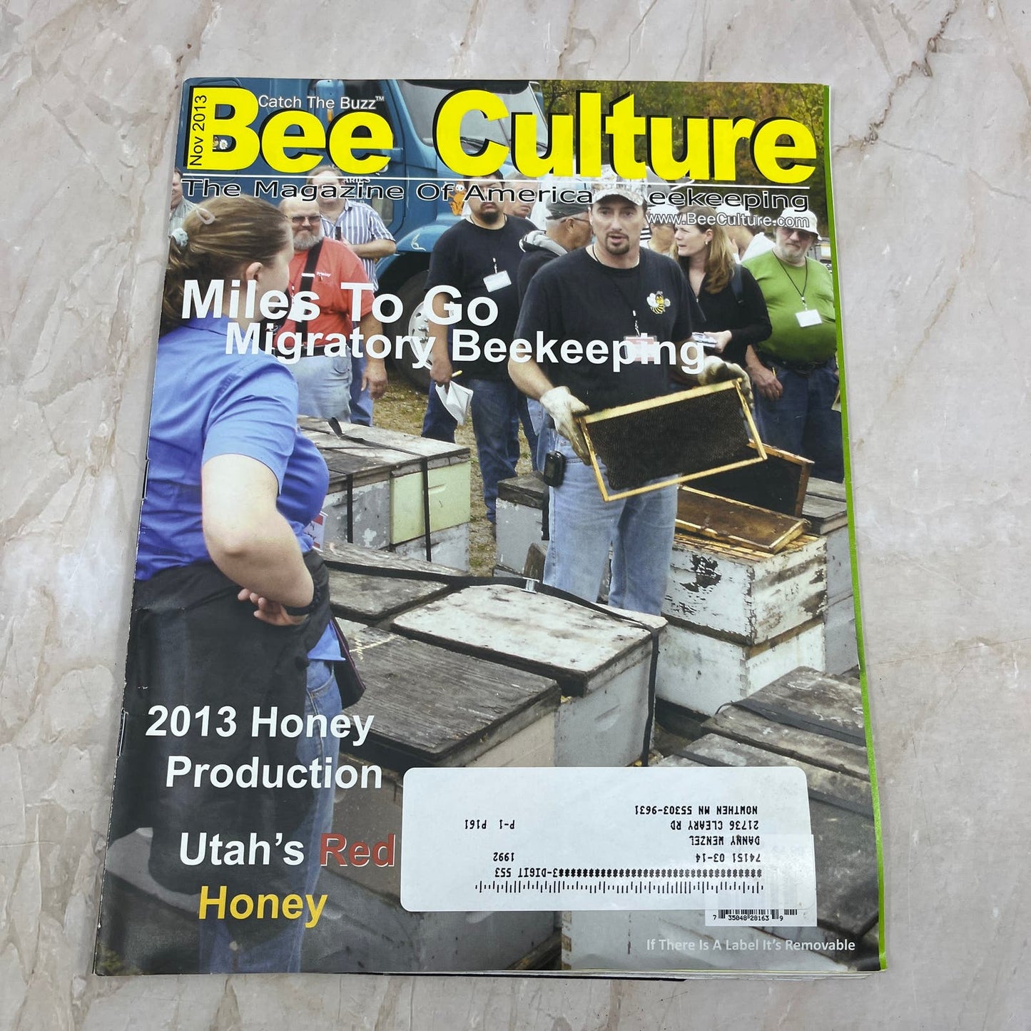 2013 Nov Bee Culture Magazine Bees Beekeeping Honey M8