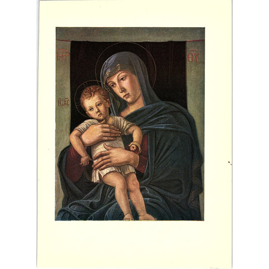 Madonna and Child - Bellini Masterpiece c1910 Art Print AG5-4-2