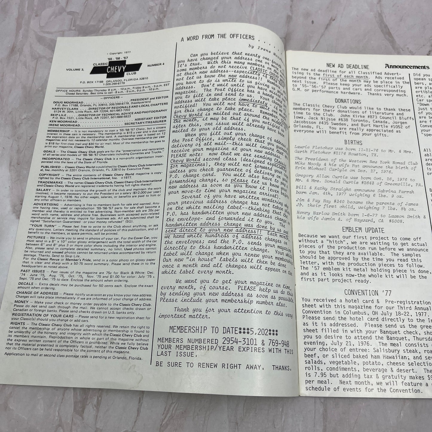 Classic Revue Centerfold - '55, '56, '57 Classic Chevy World - Mar 1977 M30