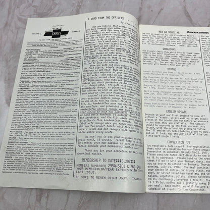 Classic Revue Centerfold - '55, '56, '57 Classic Chevy World - Mar 1977 M30