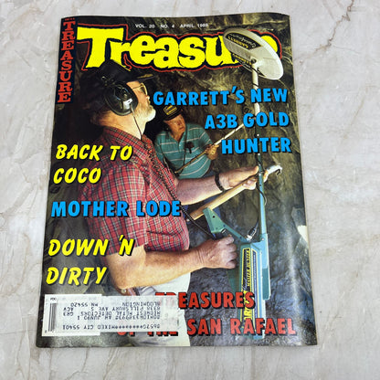 1989 April - Treasure Magazine - Treasure Hunting Prospecting Metal Detector M16