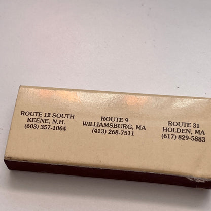 The Christmas Inn Restaurants Keene NH Vintage Matchbox TB6-MB3