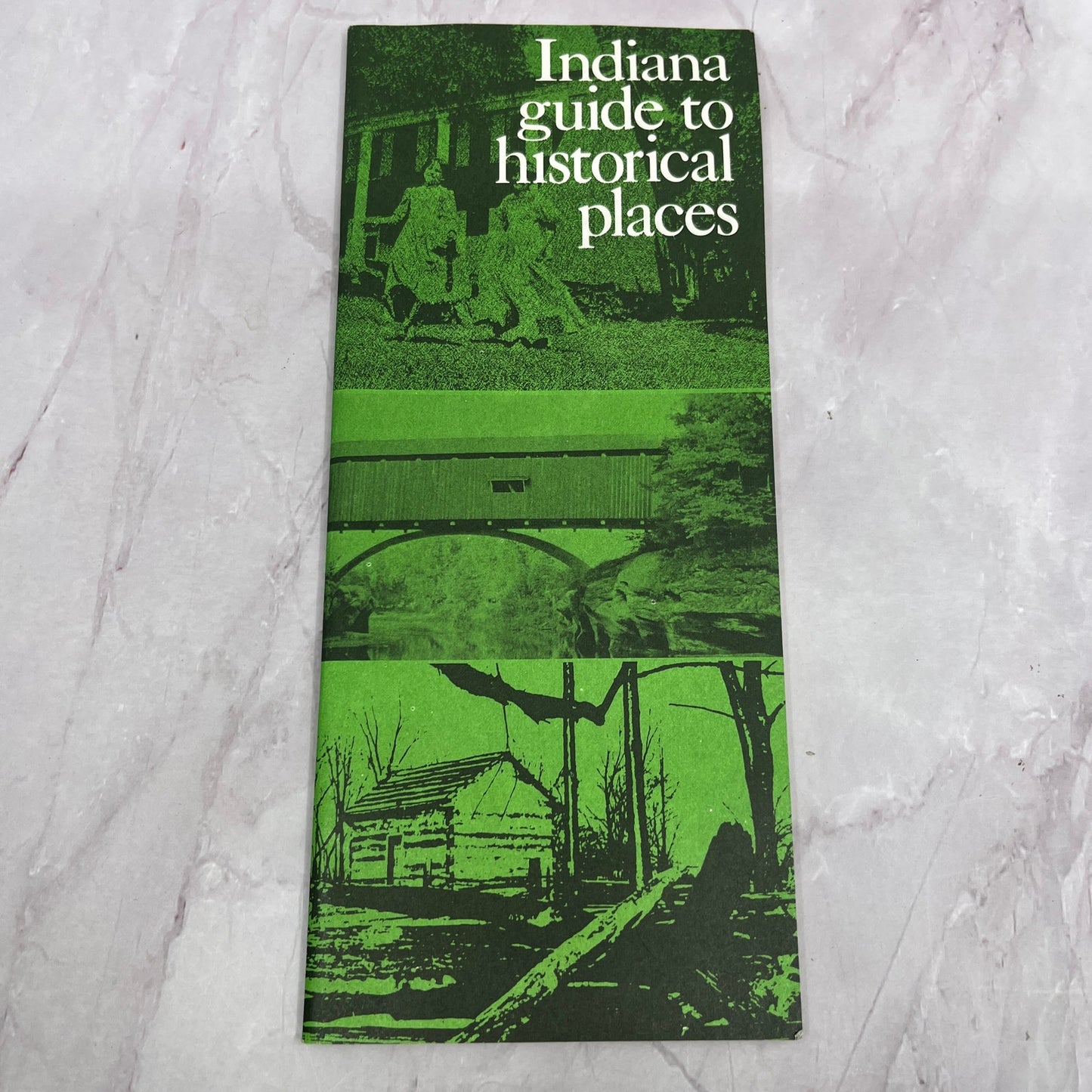 Vintage Indiana Guide to Historical Places Travel Guide Booklet TH2-BO1