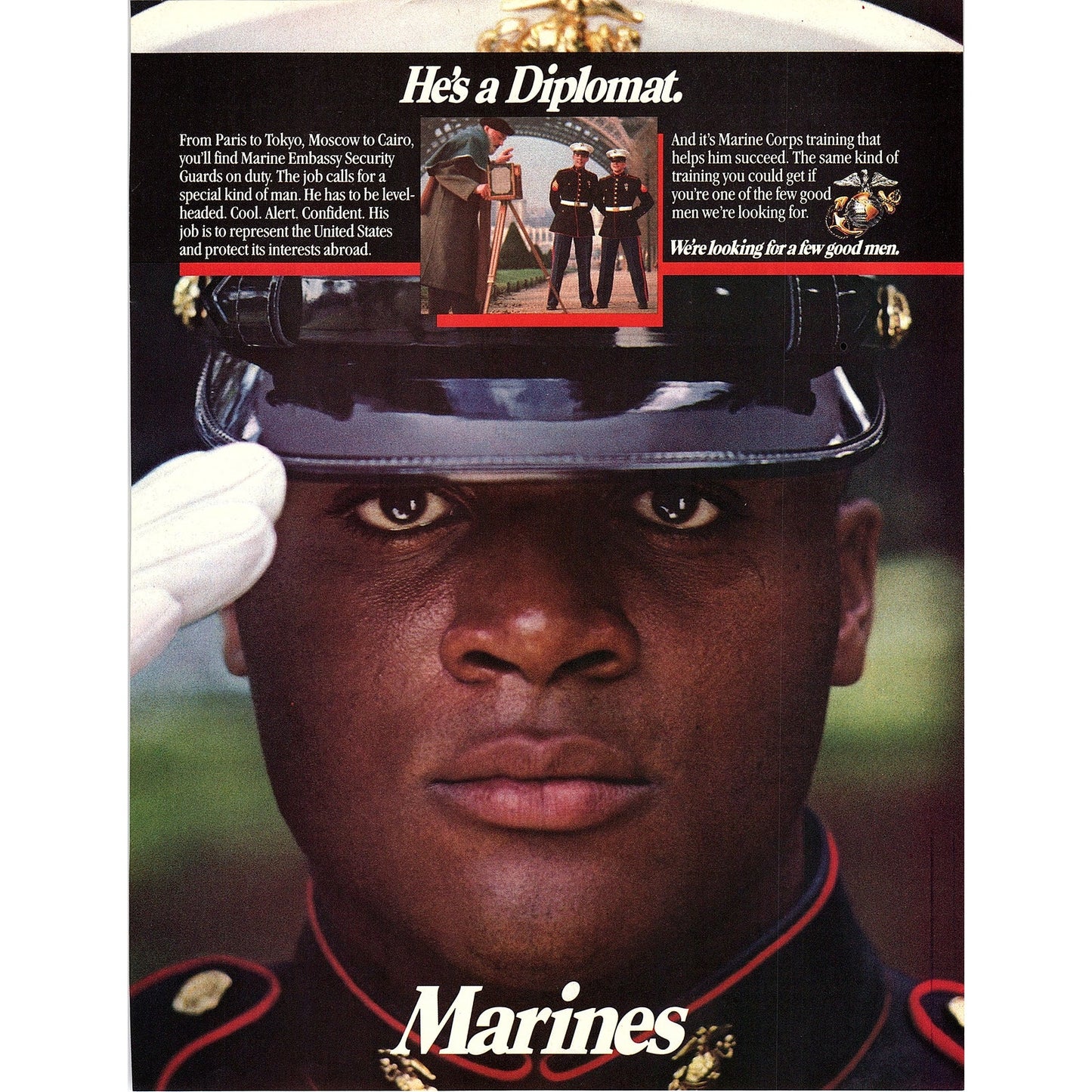 United States Marines Recruiting - Looking for a Few Good Men 1984 Ad AF8-5