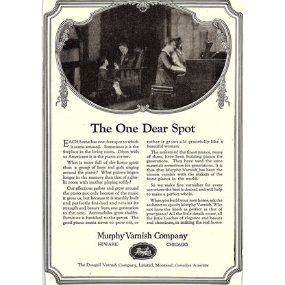 Lowe's Mellotone Finish The Lowe Brothers Co Dayton Ohio c1920 Ad AF8-8