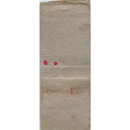Who's Little Club Milwaukee WI Vintage Matchbook Cover SD2-Y13