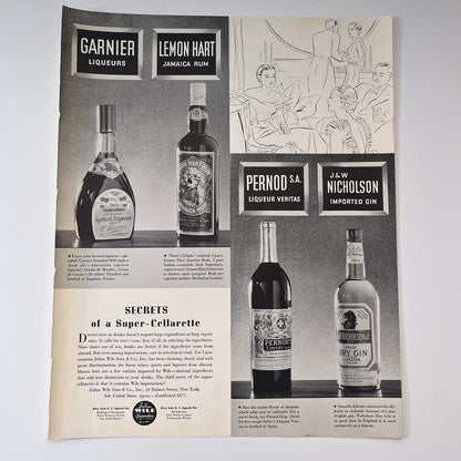 Julius Wile Sons & Co Wine & Liquor Importers NY 1935 Ad V1-4