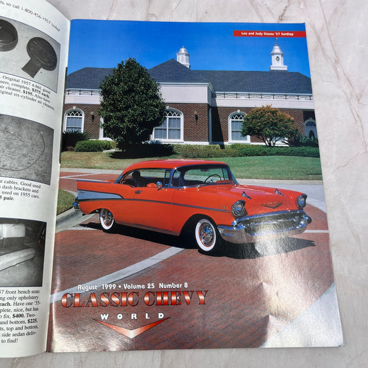 Lou Simms 57 Hardtop - '55, '56, '57 Classic Chevy World Magazine - Aug 1999 M31