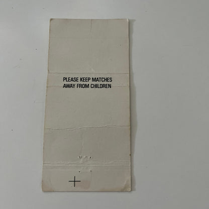 Man & Woman Drinking Wine Peter Max Pop Art Vintage Matchbook Cover SC4-R8