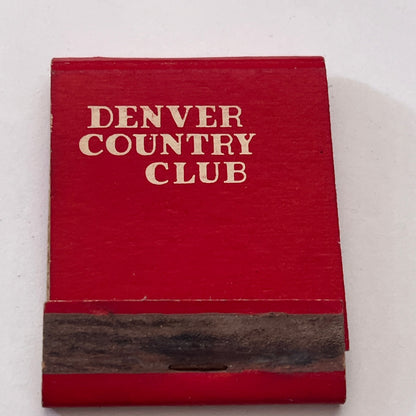 Denver Country Club Vintage Matchbook Cover TB8-MB-10