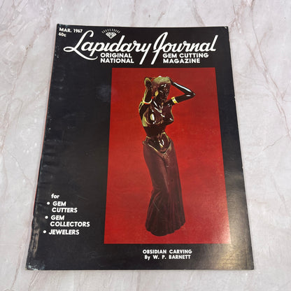 Obsidian Carving W.P. Barnett - Lapidary Journal Magazine - Mar 1967 M28