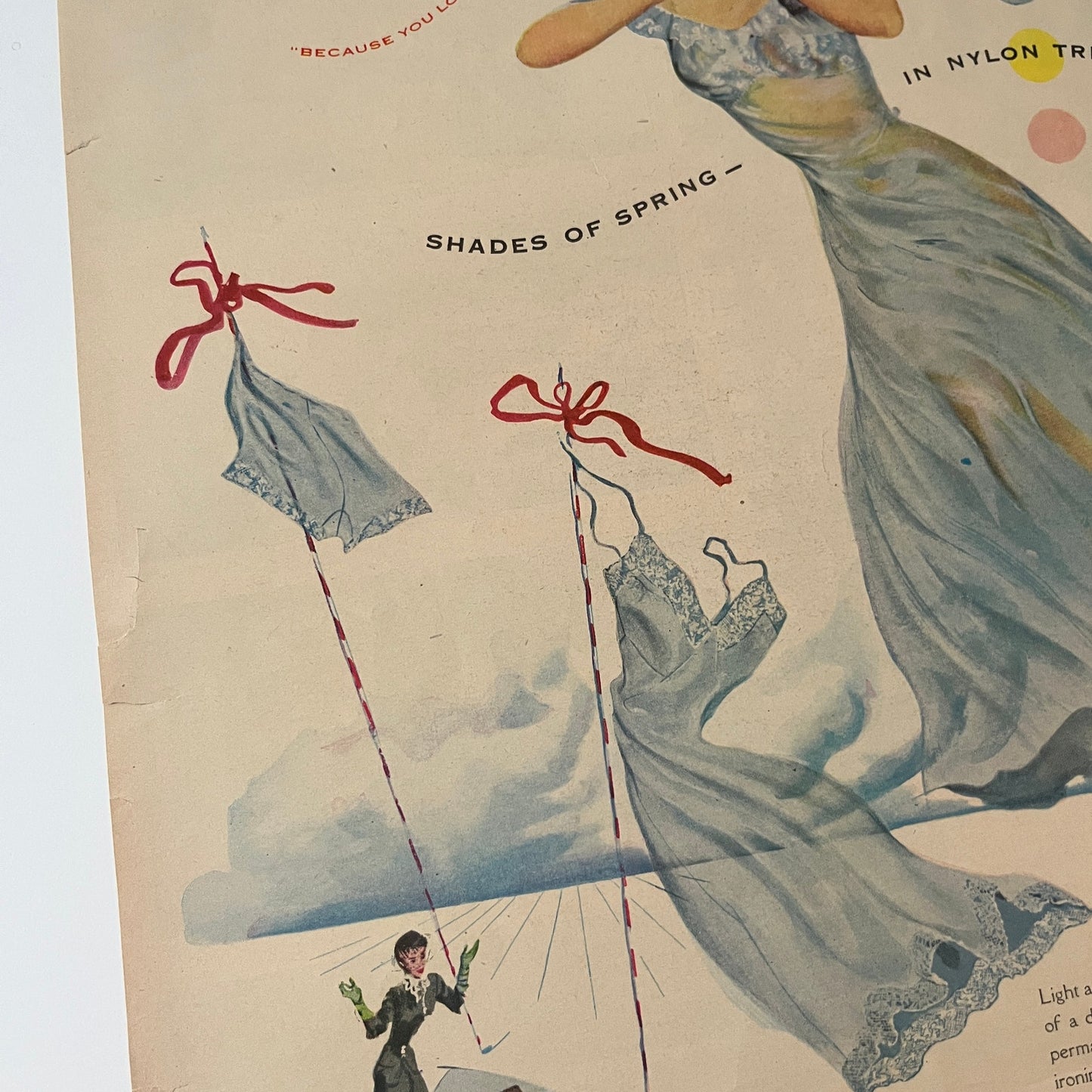 Van Raalte Nylon Tricot Womens Clothing Advertisement V1-8