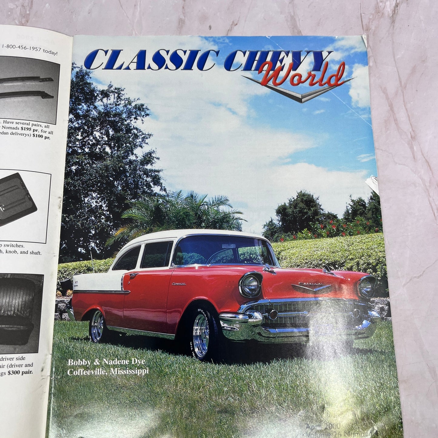 Bobby Dye Coffeeville MS - '55, '56, '57 Classic Chevy World - Apr 2000 M30