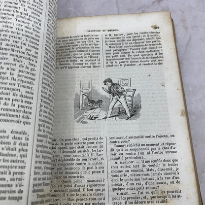 1858 Sandford Et Merton Du Petit Grandisson Children's Book TA9-B7