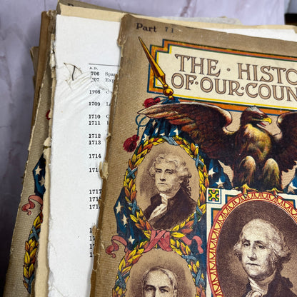 1905 The History Of Our Country Original Complete 72 Book Set Edward Ellis