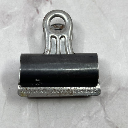 Vintage Auto Pencil Sharp Co. B D Clip Steel Binder Chicago 1 1/4" SB7