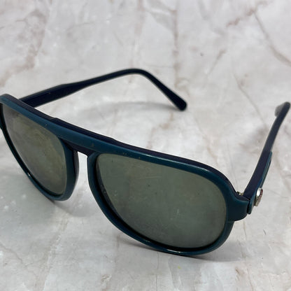 Vintage I Ski Sunglasses 70s Skybird Two Tone Blue Eyeglasses Japan SB8