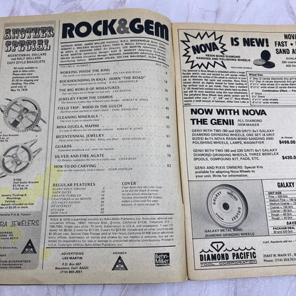 Jewelry of the Zodiac Silver and Fire Agate - Rock & Gem Magazine - May 1976 M24