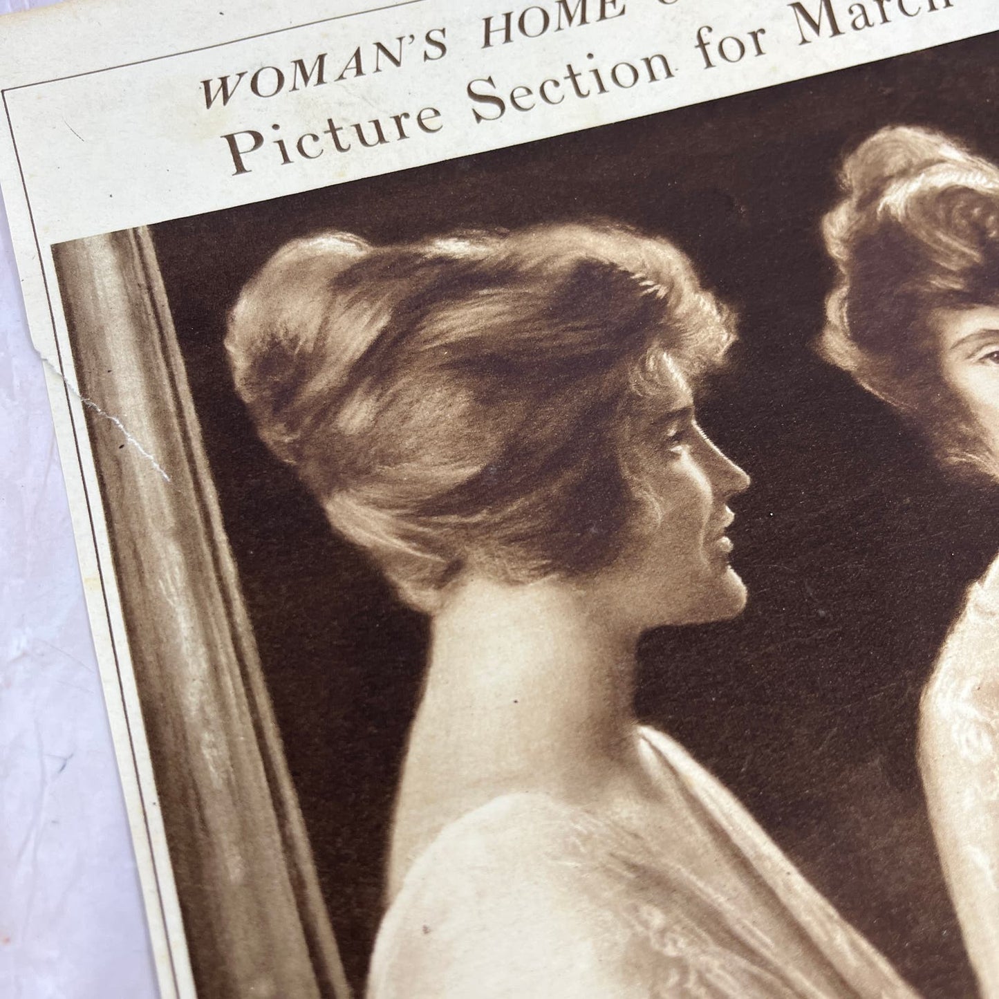 Woman's Home Companion Picture Section for March 1918 Magazine Ad FL6-10