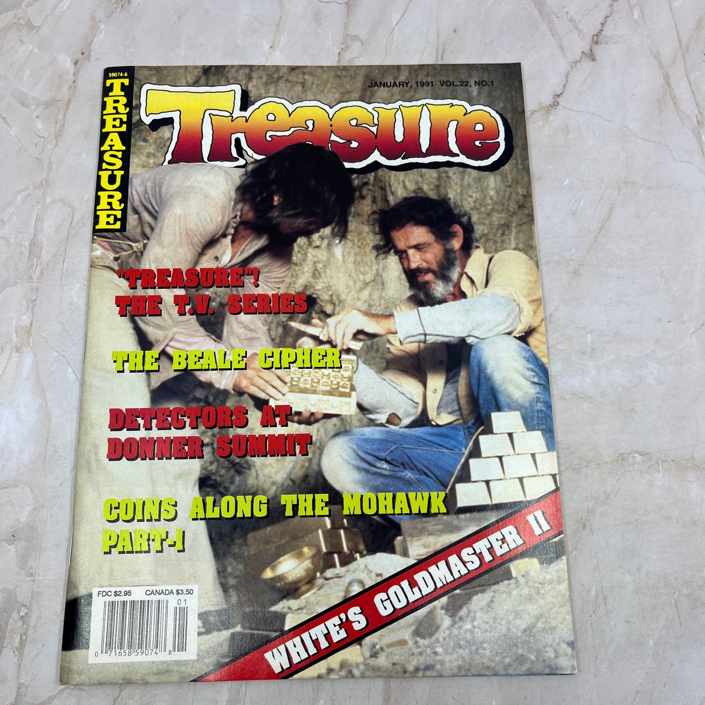 1991 Jan - Treasure Magazine - Treasure Hunting Prospecting Metal Detector M16