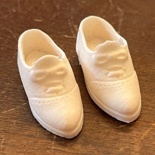 Vintage Ideal Tammy Misty Doll White Pair of Shoes Japan SE2