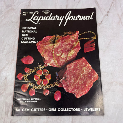 Australian Imperial Red Rhodonite - Lapidary Journal Magazine - Oct 1966 M22