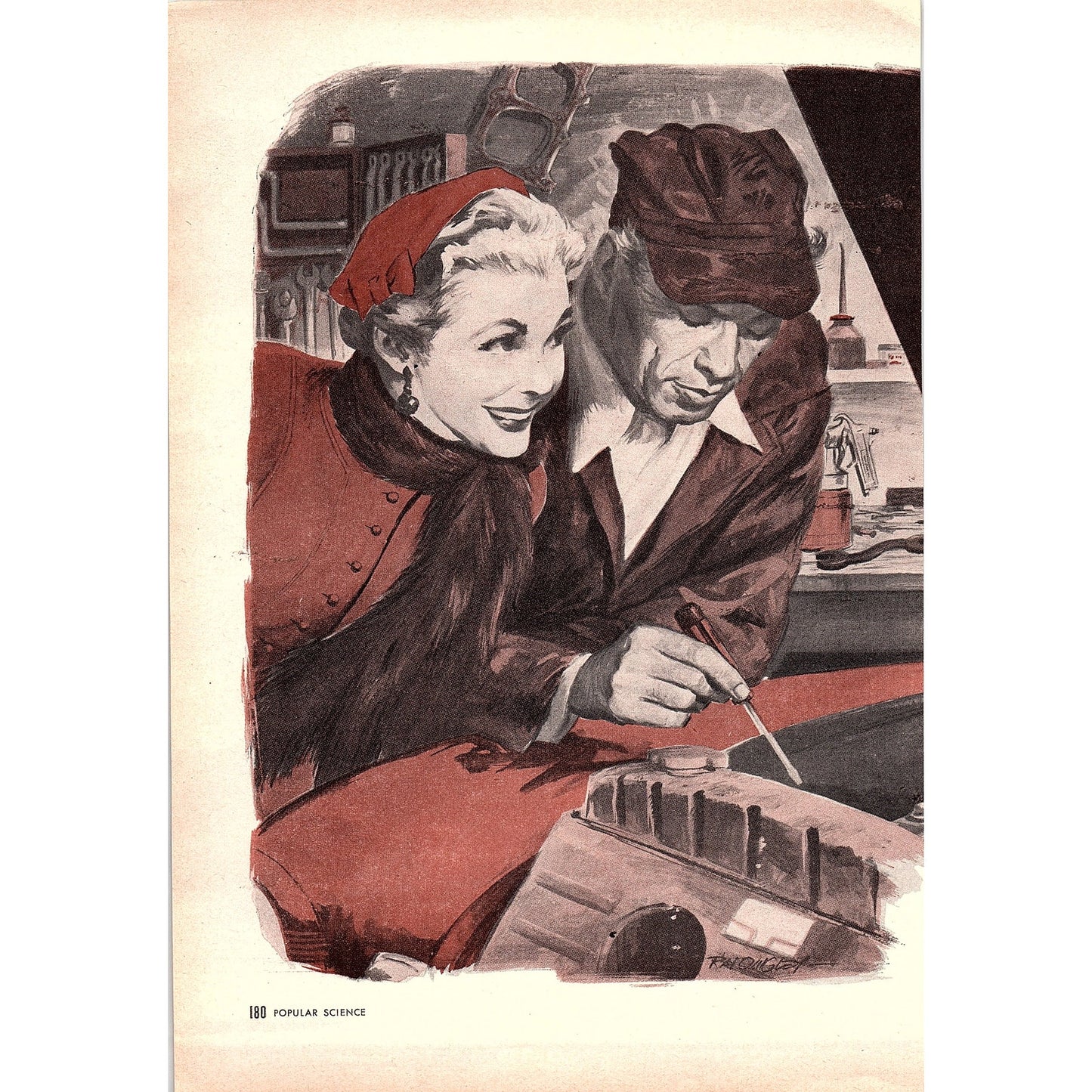 He Collects Young Antiques George L. Cole Bantam Cars 2-Page 1955 Article AG1-4