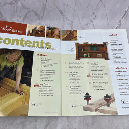 Shaker Trestle Table - Oct 2007 No 193 - Taunton's Fine Woodworking Magazine M36