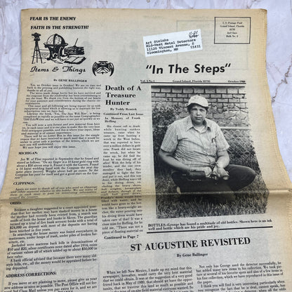 1980 Oct - In the Steps of the Treasure Hunter Newspaper - Mule Creek NM M11