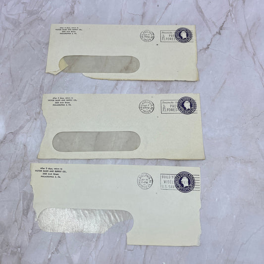 1950s Lot of Victor Sales and Supply Co Philadelphia PA Envelopes L4-4-12