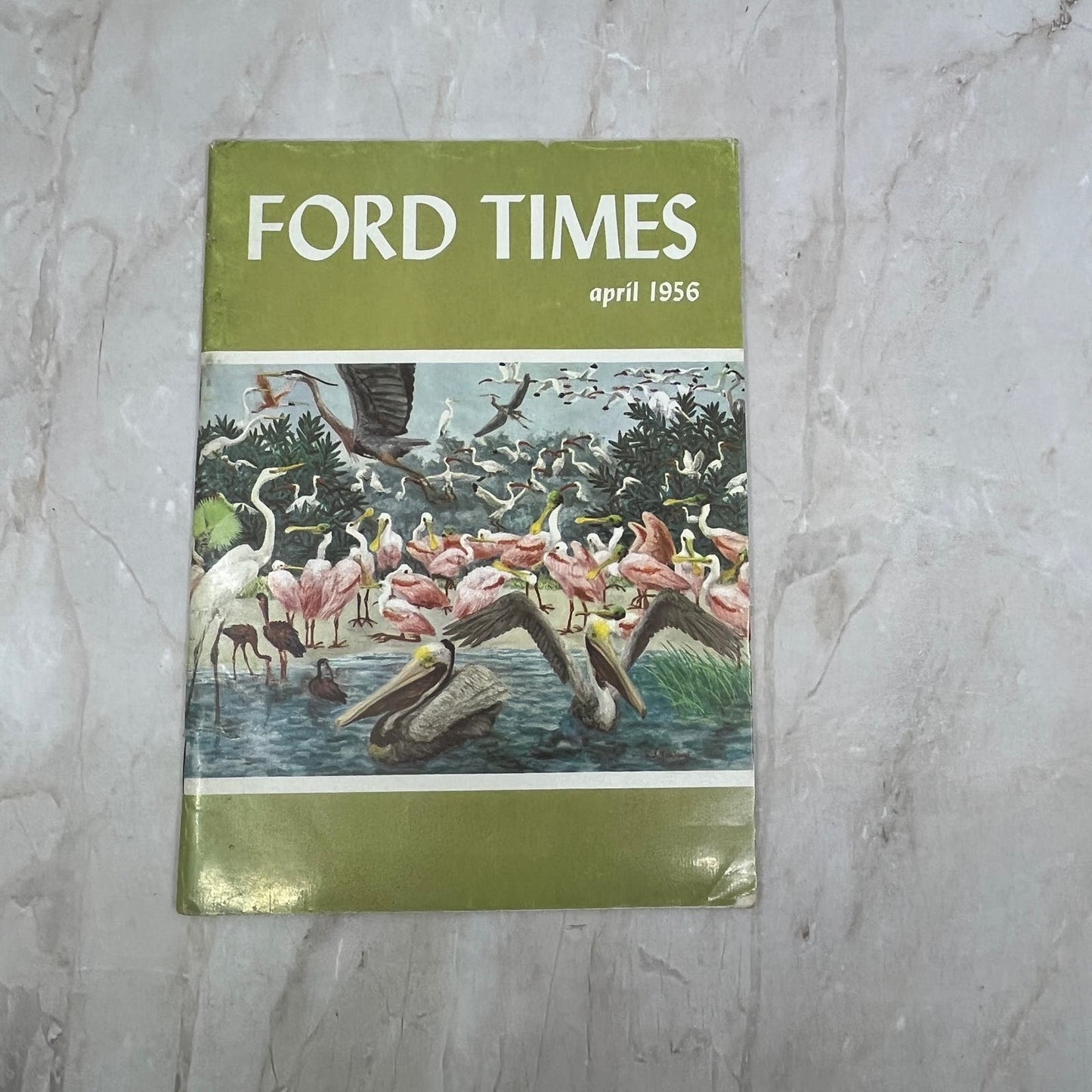 1956 April Ford Times Magazine Camping Vacations Travel TJ4-P1