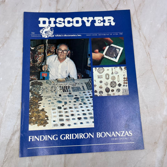 1980 Vol VII - Discover Treasure Hunting Magazine - White's Electronics Inc M11