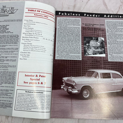 Carpet Installation - '55, '56, '57 Classic Chevy World Magazine - Feb 1991 M31