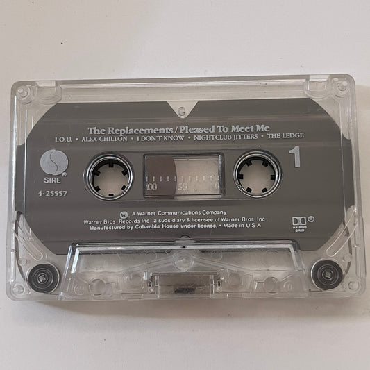 The Replacements - Pleased To Meet Me Cassette Tape TB6-OT2