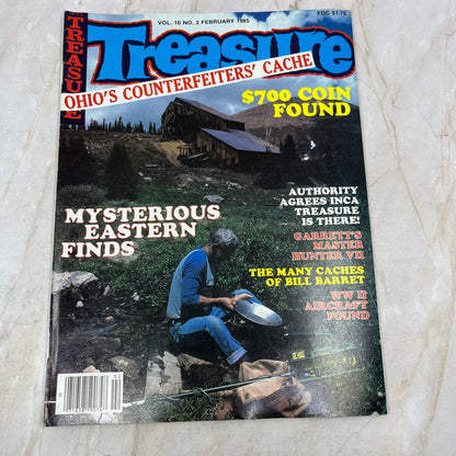 1984 Feb - Treasure Magazine - Treasure Hunting Metal Detecting Gold Coins M10