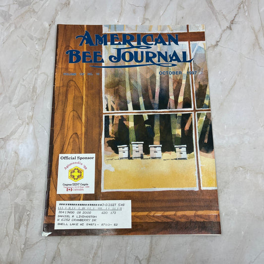 1997 Oct American Bee Journal Magazine Bees Beekeeping Honey M7