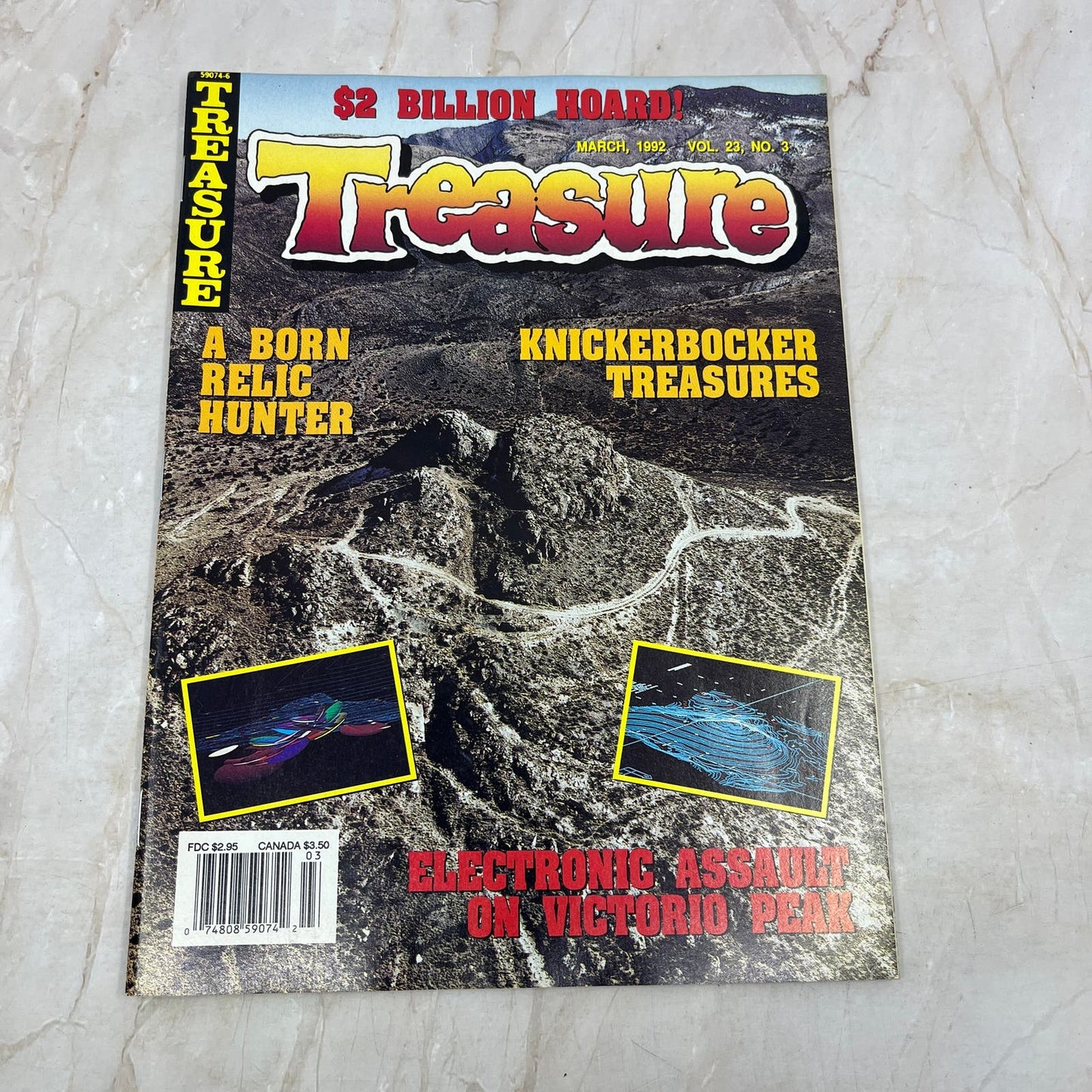 1992 March - Treasure Magazine - Treasure Hunting Prospecting Metal Detector M16