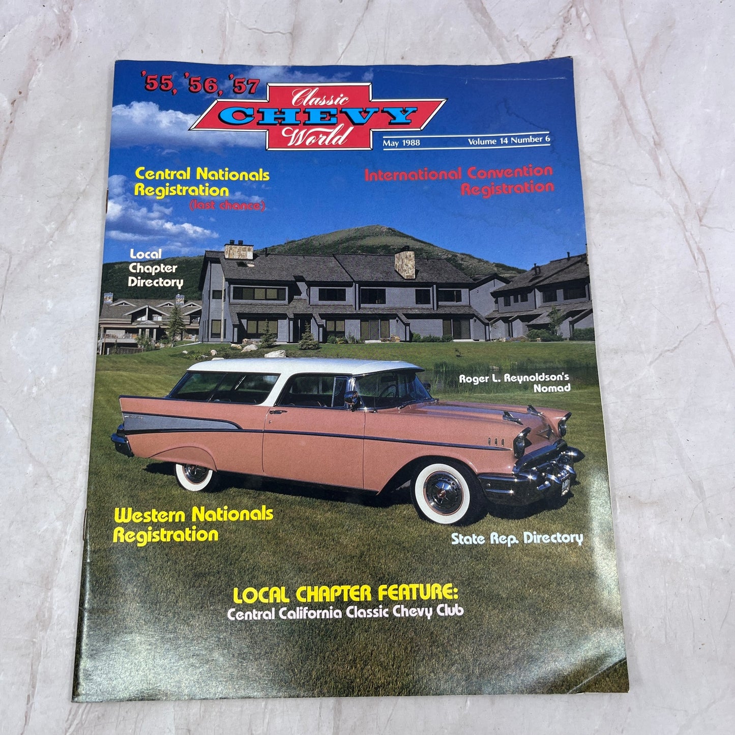 Roger Reynoldson Nomad '55, '56, '57 Classic Chevy World Magazine - May 1988 M29