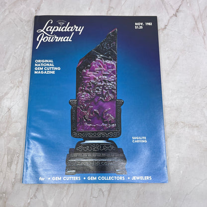 Sugilite Carving - Lapidary Journal Magazine - Nov 1982 M22