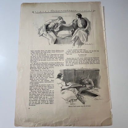 Med Uppgående Nattsnälltåget by Birger Mörner 1924 Swedish Story V27-4