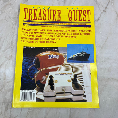 1991 Fall - Treasure Quest Magazine Lake Erie Treasure LLoyds Mystery Ship M20