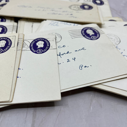 Huge Lot 50+ Philadelphia Electric Company 1957 Postal Cover Envelopes TG7-PEC2