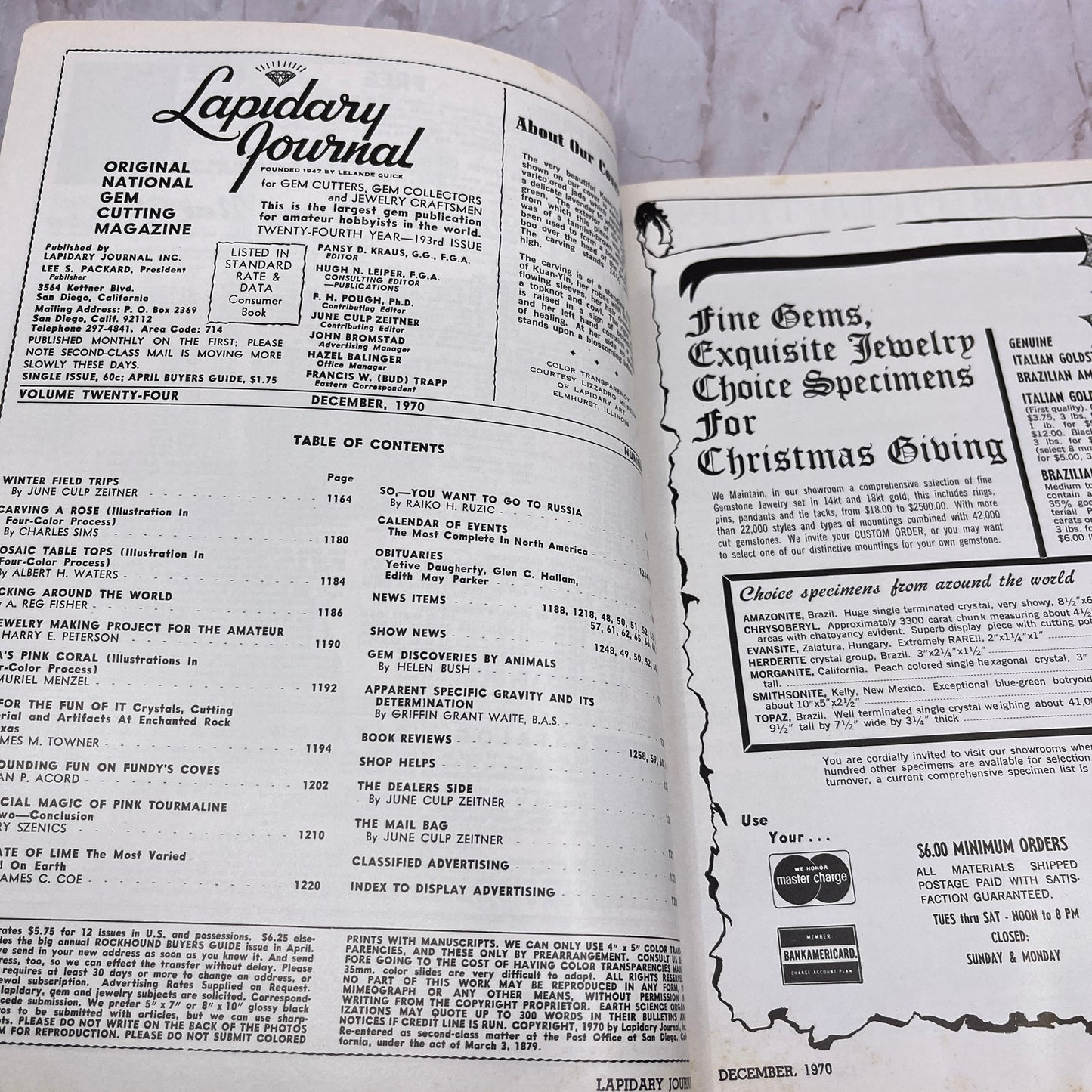 Kuan-Yin Group Lizzadro Museum Elmhurst IL - Lapidary Journal - Dec 1978 M22