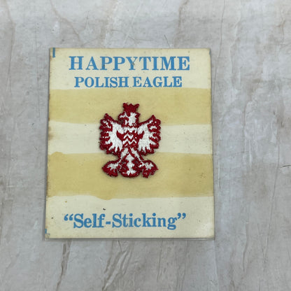 Vintage Happytime Embroidered Self Sticking Polish Eagle AE3
