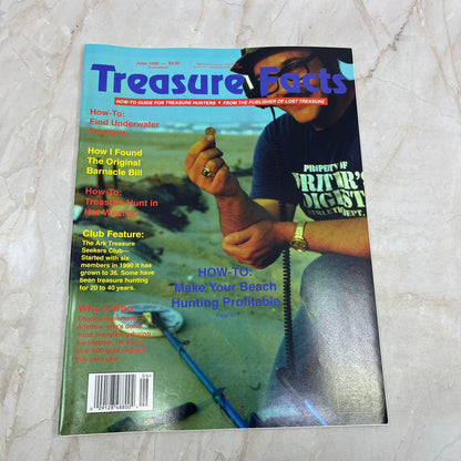 1996 June - Treasure Facts Magazine - Treasure Hunting Gold Metal Detecting M17