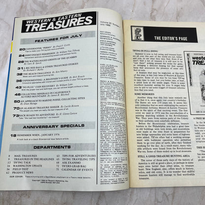 1986 July - Western & Eastern Treasures Magazine - Treasure Hunting Gold M12